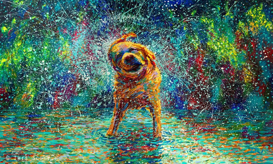 iris scott - собака - оригинал