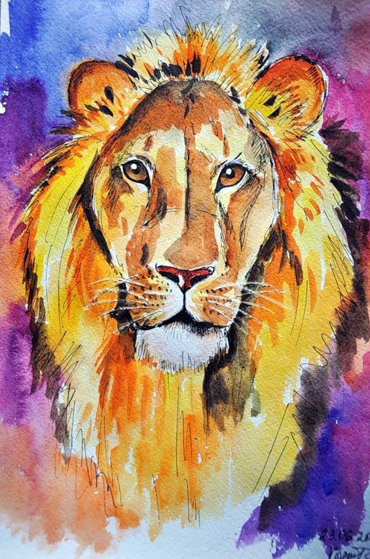 Лев - лев, животные - оригинал