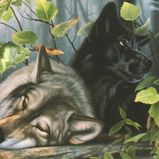 Схема вышивки «Вдвоём»