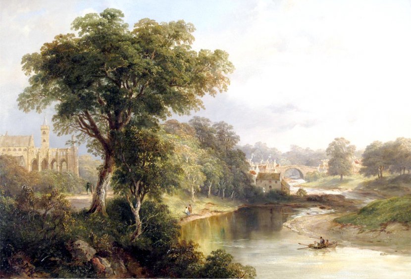 река в лесу - оригинал