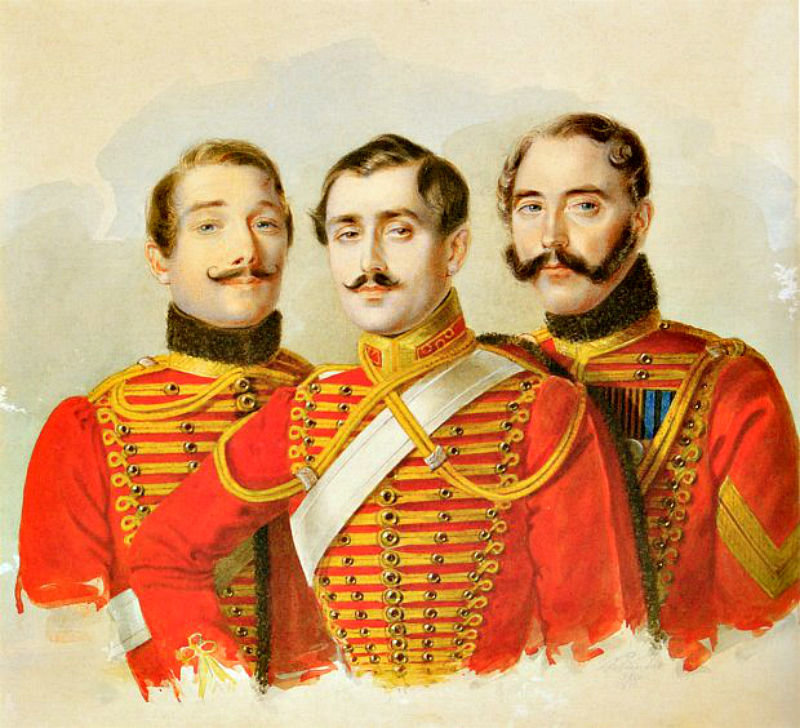 Гусары - гусар мужчина винтаж - оригинал