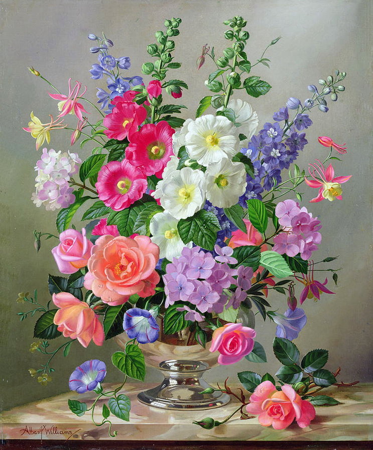 kvety,váza - оригинал