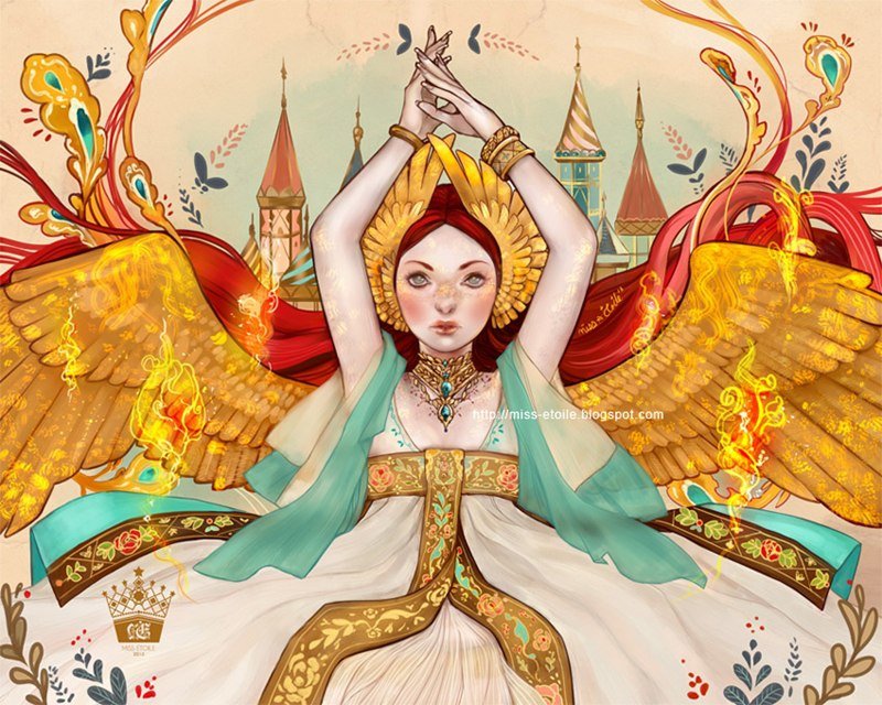Богиня - иллюстрация, сказка - оригинал