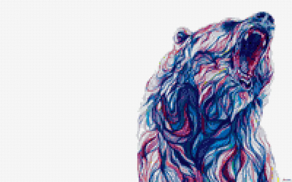 медведь цвет - предпросмотр