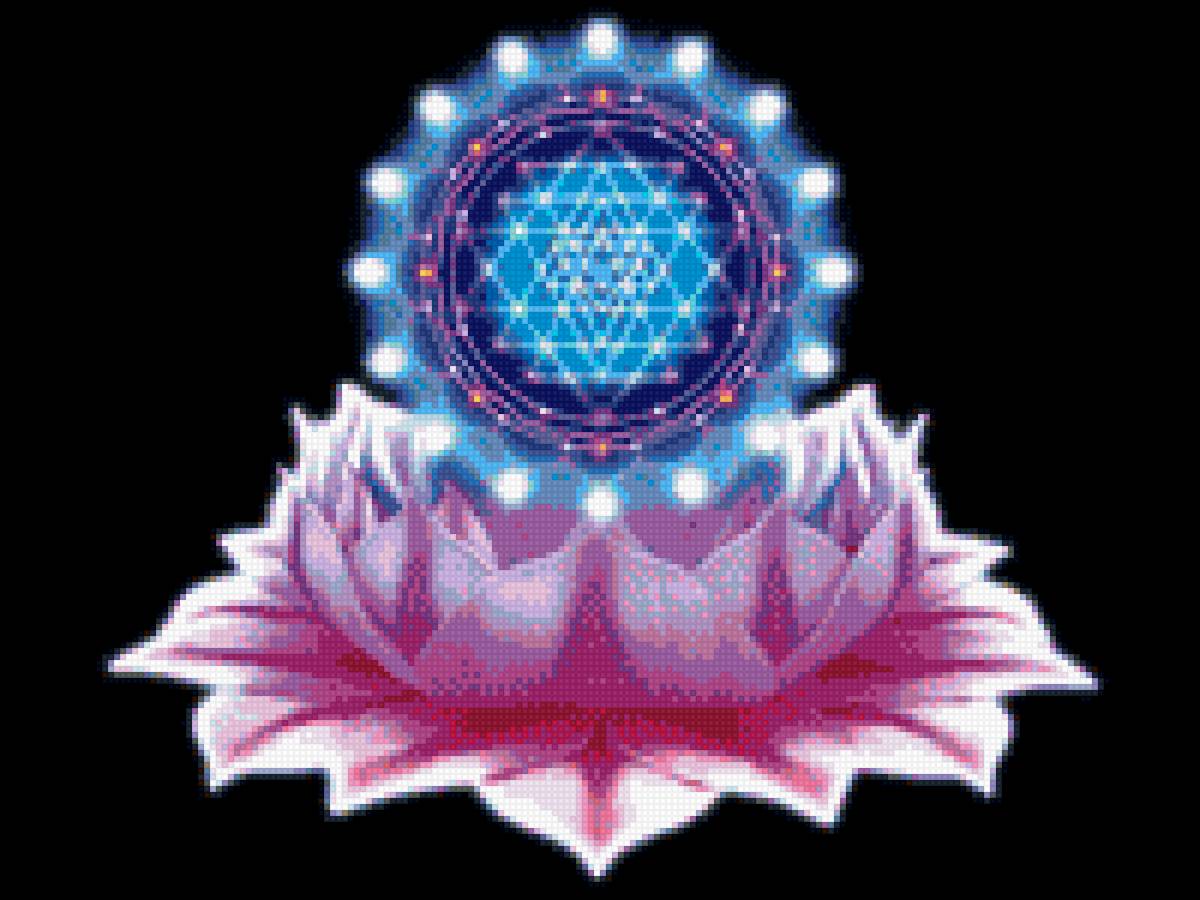 индийская янтра - индийские мотивы, лотос, янтра - предпросмотр