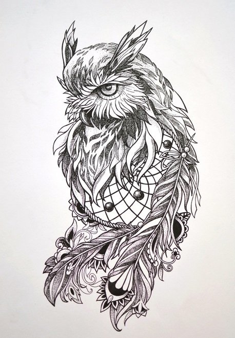 сова ловец - оригинал