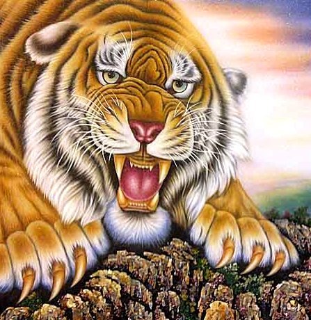 Тигр - животные, дикие кошки - оригинал