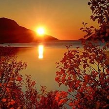 Осенний закат.