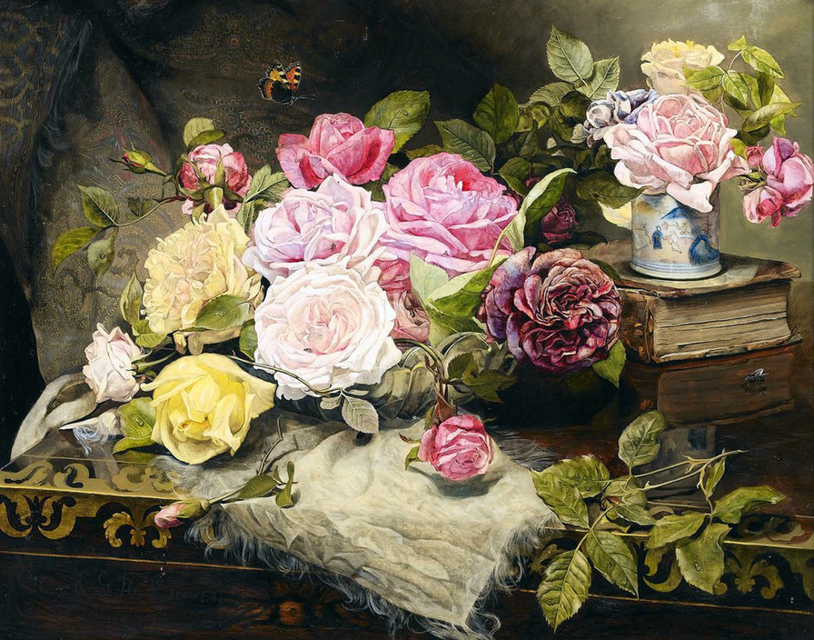 Розы для Кая - цветы, розы, букет - оригинал