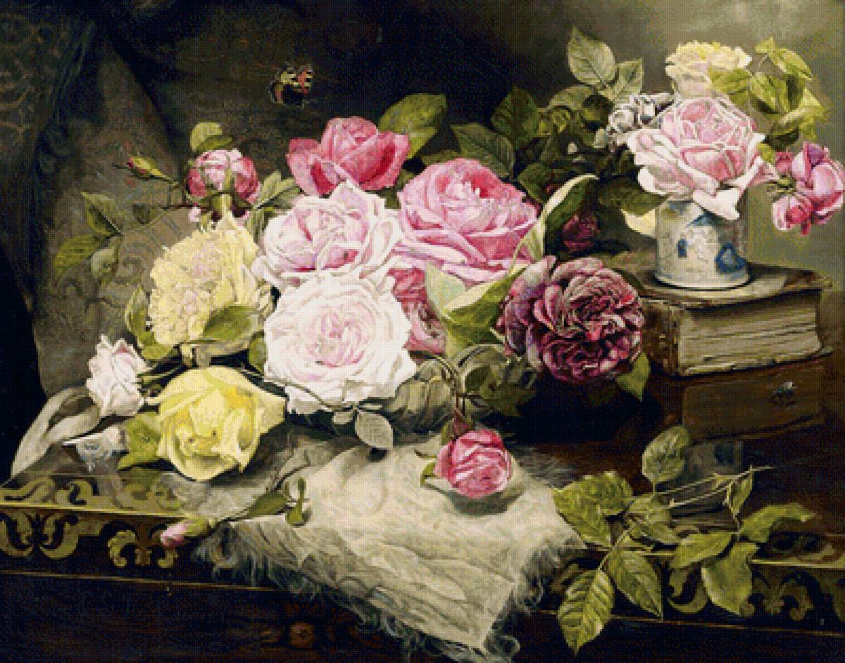 Розы для Кая - цветы, розы, букет - предпросмотр