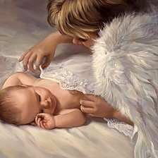 Схема вышивки «Ангелочек»