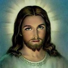 Оригинал схемы вышивки «иисус» (№1364169)