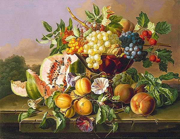 167 - фрукты, виноград - оригинал