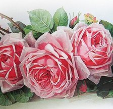 Оригинал схемы вышивки «винтажные розы» (№1364210)