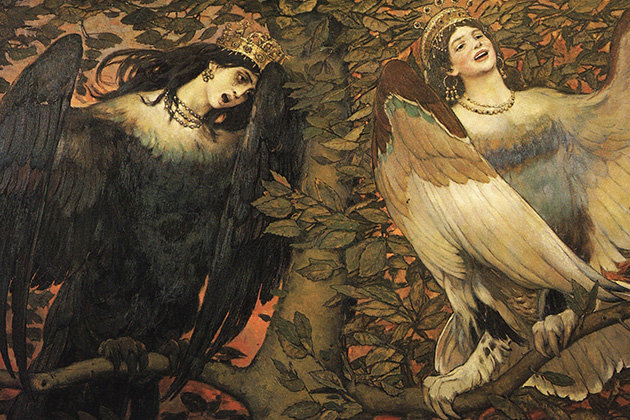 птицы Гамаюн - картины художников - оригинал