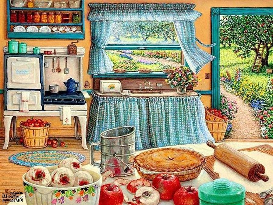 Кухня - кухня, дача, кулинария, заготовки - оригинал