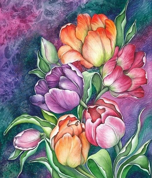тюльпаны - оригинал