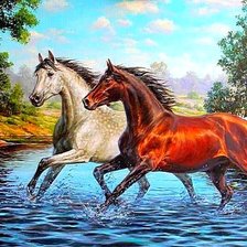 Схема вышивки «летнем днём»