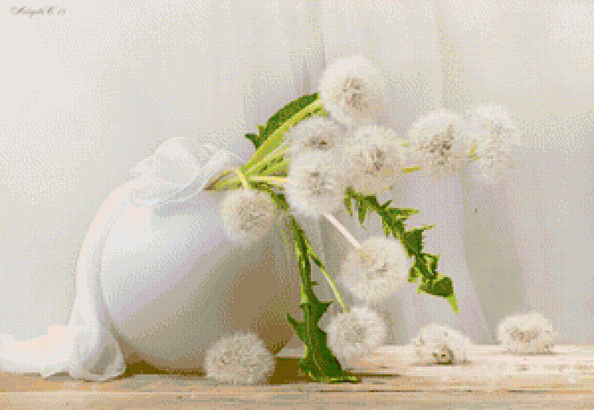 одуванчики)))) - букет, одуванчики, цветы - предпросмотр