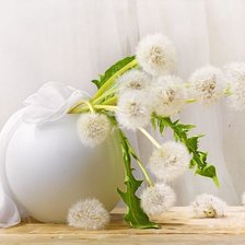 Схема вышивки «одуванчики))))»