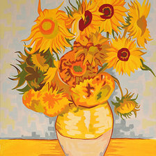 Схема вышивки «подсолнухи»