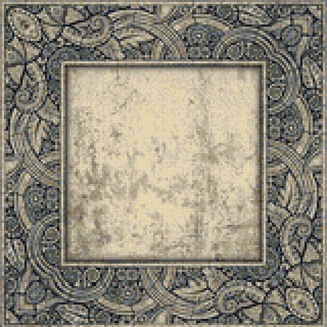 восточные узоры-1 - подушка узоры - предпросмотр