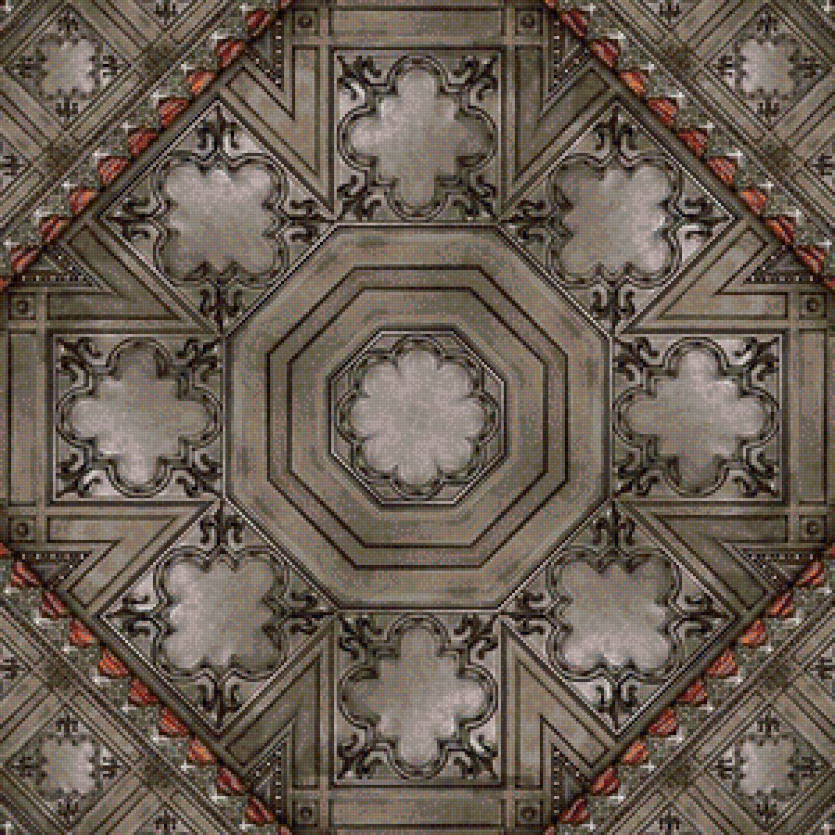 Византия-3 - узоры, подушка - предпросмотр