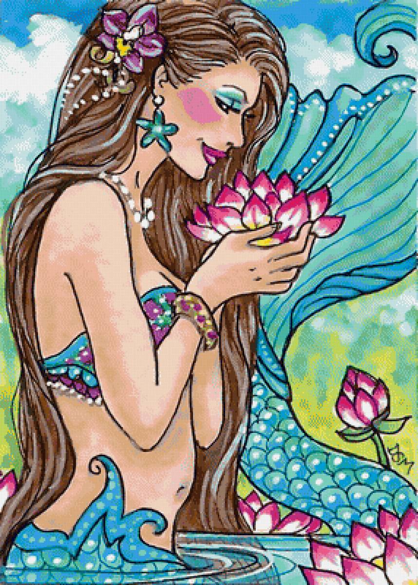 русалка - девушка, мифология, русалочка, миф, русалки, фентези, сказка - предпросмотр