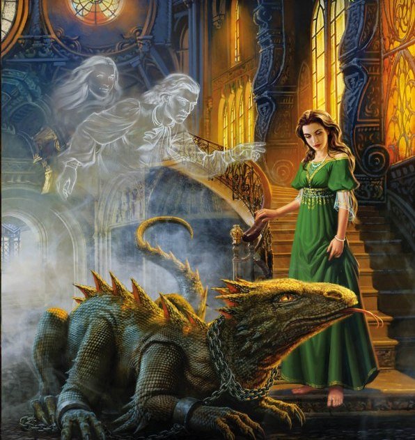 Факультет интриг и пакостей. Василиск - сказки, фэнтази, иллюстрации - оригинал