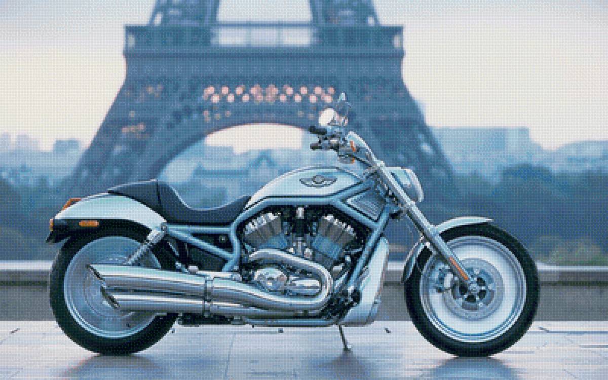 Harley in Paris - мото - предпросмотр