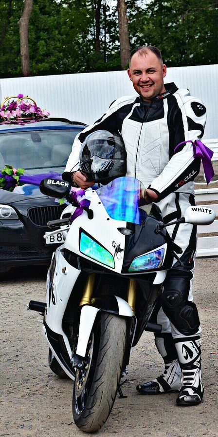 мотоциклист - мото - оригинал