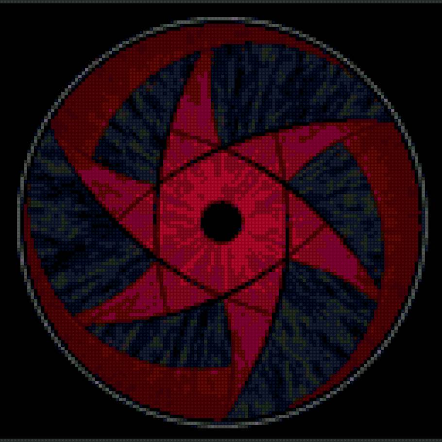 Шаринган 2 - наруто - предпросмотр