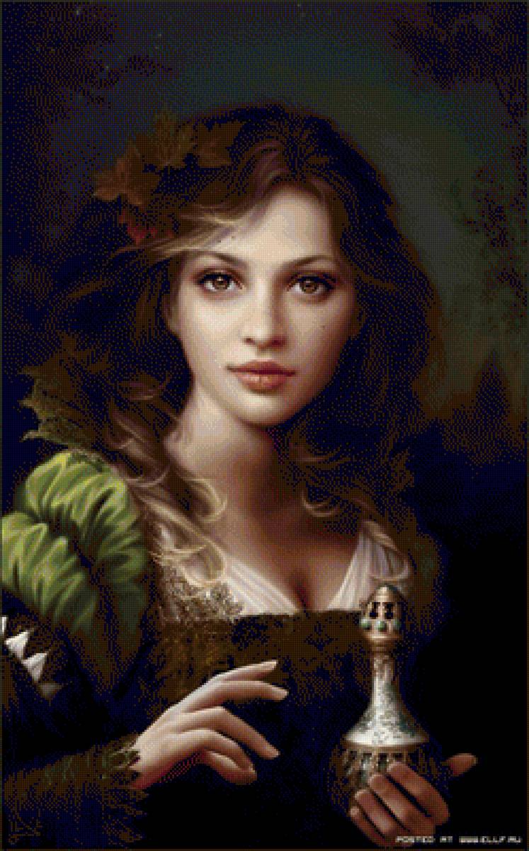 волшебница - портрет, девушки - предпросмотр