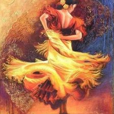 Схема вышивки «tanečnica»