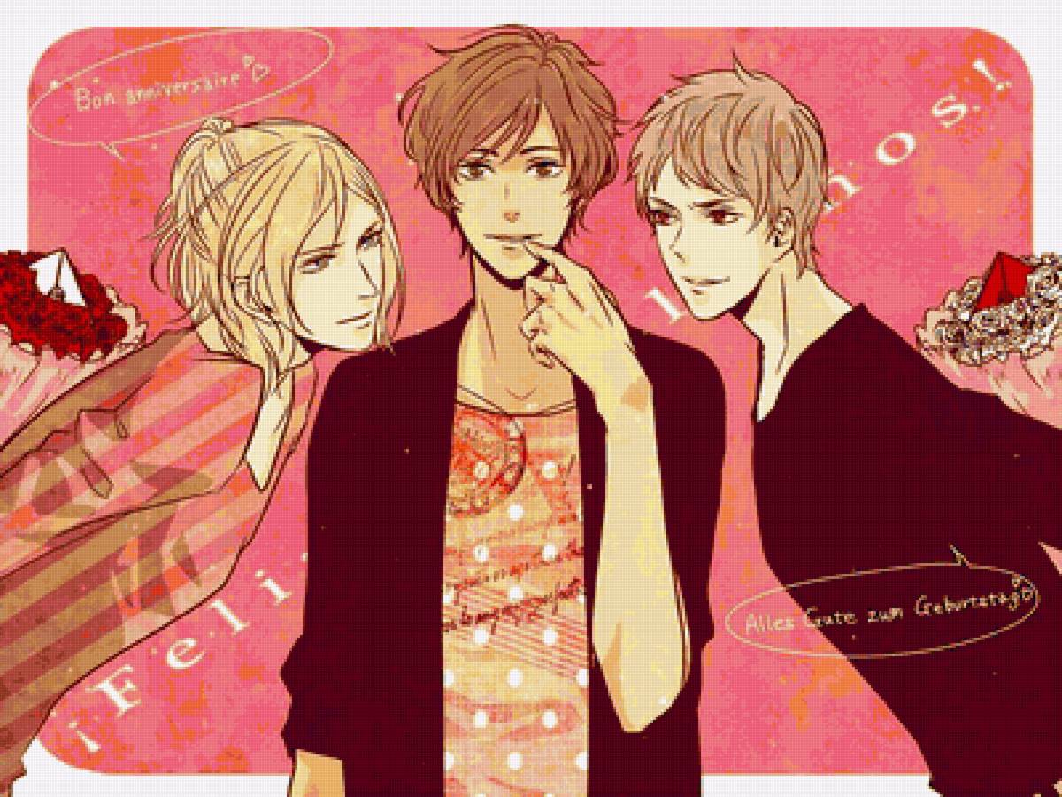 Хеталия - бэд трио, франция, пруссия, хеталия, испания - предпросмотр