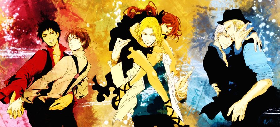 Хеталия - романо, г, испания, хеталия, франция, сейшелы, пруссия, бэд трио - оригинал