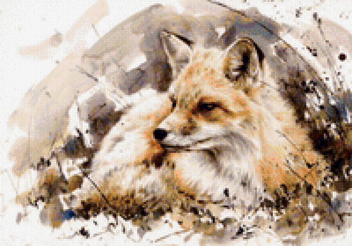 Королева лиса - лиса, осень - предпросмотр