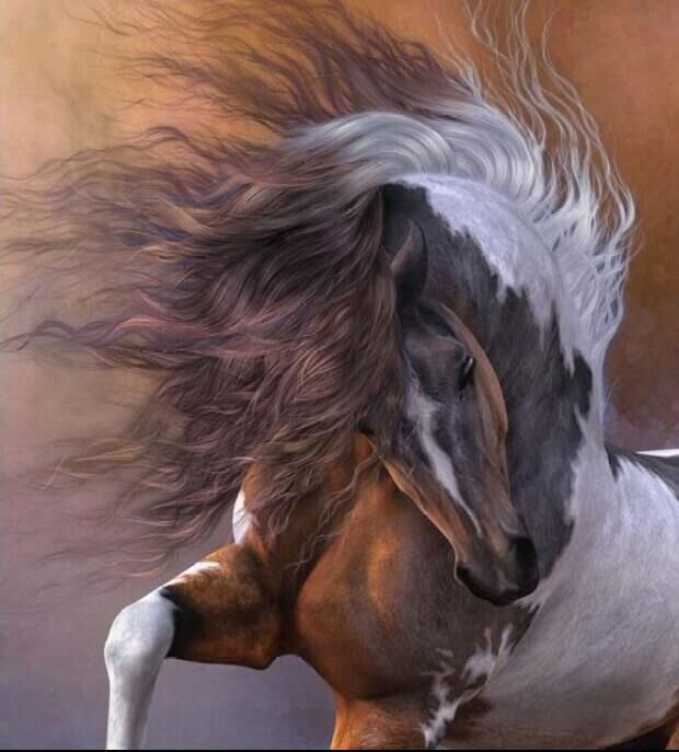 Лошадь пегая - оригинал