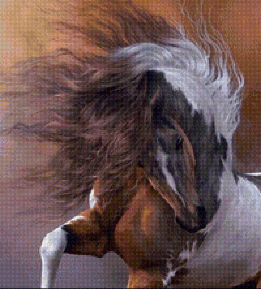 Лошадь пегая - предпросмотр