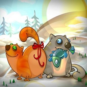 Котэ - кот, кошки, рыба - оригинал