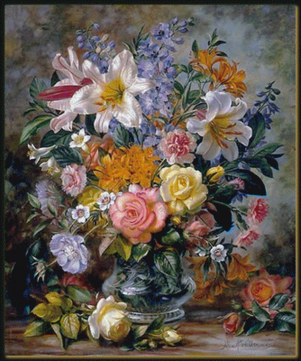 Цветы 04а - цветы, букет - предпросмотр