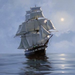 Парусник - парусник, море - оригинал