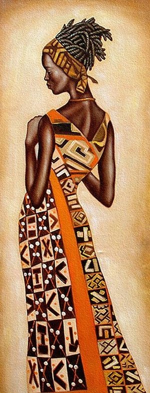 Африканка - девушка - оригинал