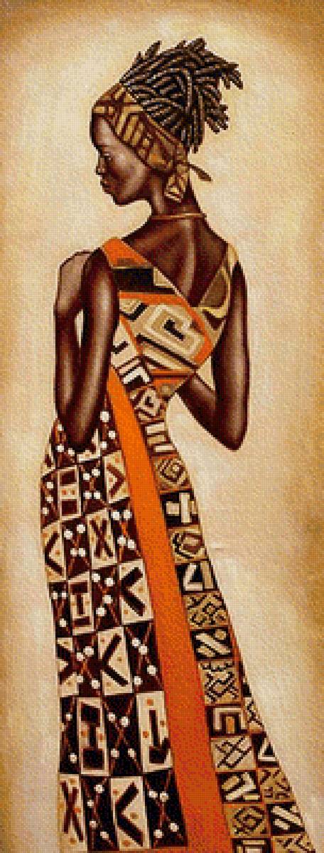 Африканка - девушка - предпросмотр