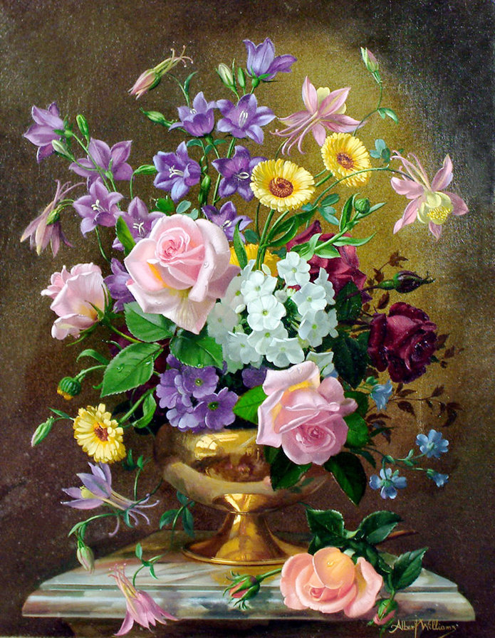 Цветы 08 - цветы, букет - оригинал