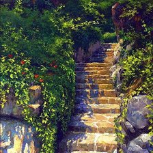 Схема вышивки «Лестница»