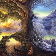 Схема вышивки «дерево жизни и смерти»