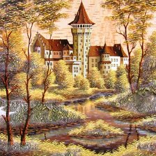 Схема вышивки «на бересте»