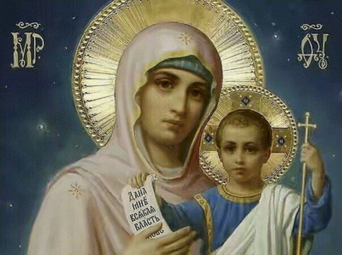 Богородица с младенцем - иконы - предпросмотр