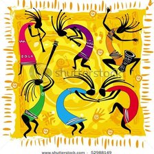 Схема вышивки «Этнические танцы»